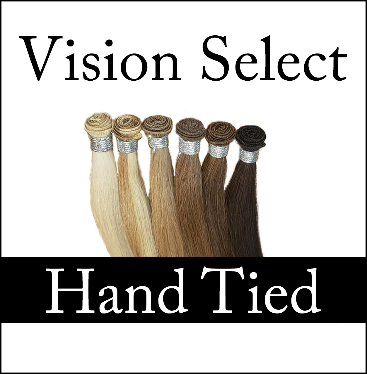 Hand Tied hair extensions by Vision Select